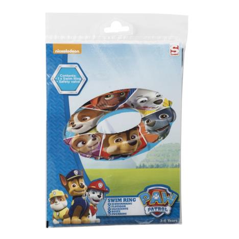Paw Patrol Kids Inflatable Swim Ring Extra Image 1